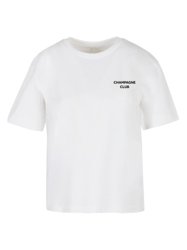 Women's T-shirt The Champagne Club white