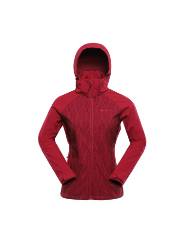 Women's softshell jacket with membrane ALPINE PRO HOORA anemone variant pa