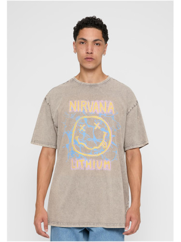 Men's T-shirt Lithium Oversize gray-beige