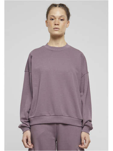 Women's Oversized Terry Sweatshirt Purple