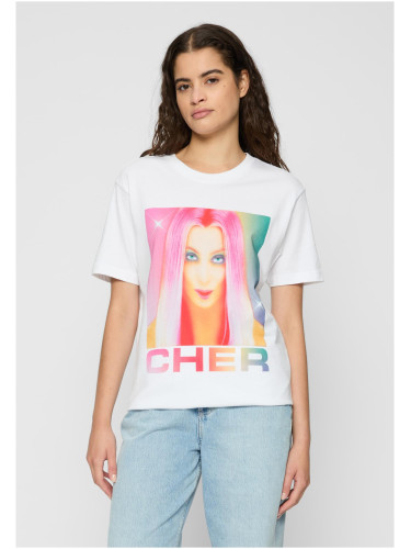 Women's T-shirt Cher Prisma white