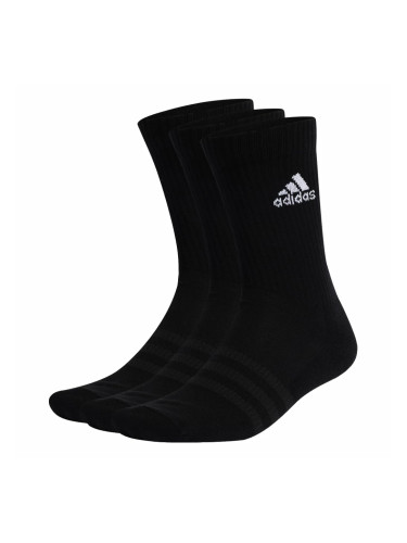 Ponožky adidas  Cushioned Crew Socks 3 Pairs Black XL