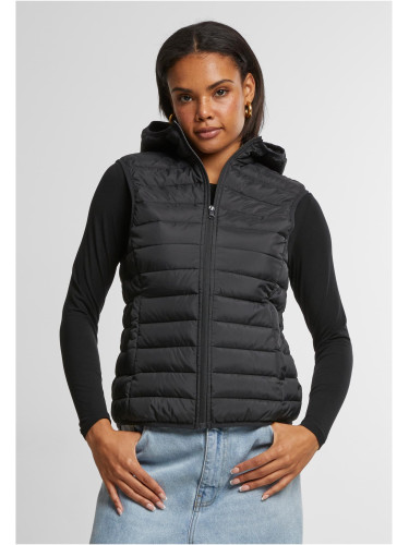 Women's ultra-light quilted vest black