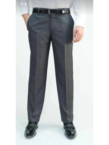 38731 Dewberry Classic Mens Trousers-GREY