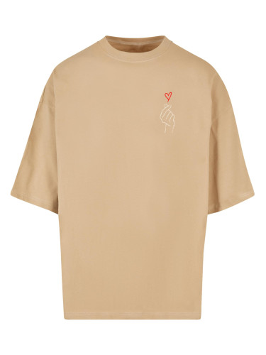 Men's T-shirt K Heart Huge beige