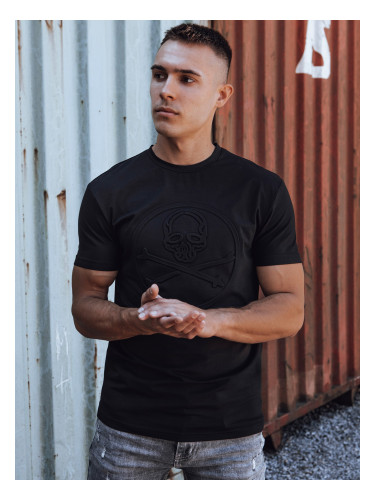 Men's T-shirt with black Dstreet print