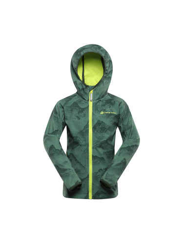 Children's softshell jacket with membrane ALPINE PRO EZORO myrtle variant pa