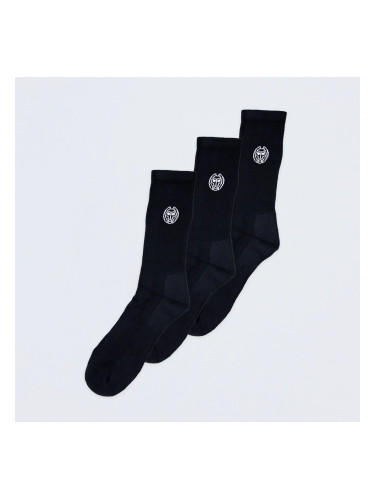 Ponožky BIDI BADU  Don Carlito Crew Move Socks 3 Pack Dark Blue EUR 39-42