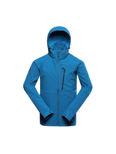 Men's softshell jacket with membrane ALPINE PRO HOOR mykonos blue