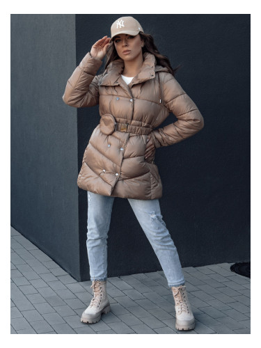 Дамско зимно палто BLOOM camel