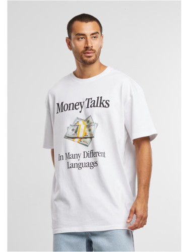 Men's T-shirt Money Talks Oversize white