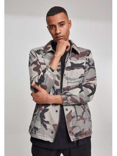 Camouflage cotton jacket gray camouflage