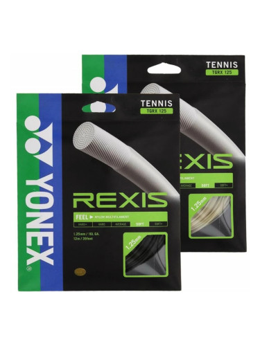 Tenisový výplet Yonex  Rexis Black  1,25 mm