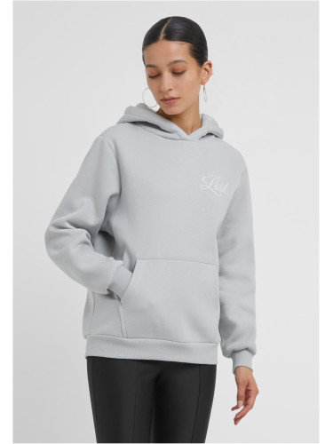 Women's hoodie Lost Flowers gray