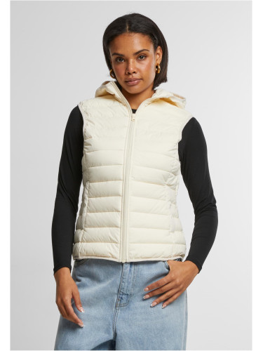 Women's ultra-light quilted vest cream