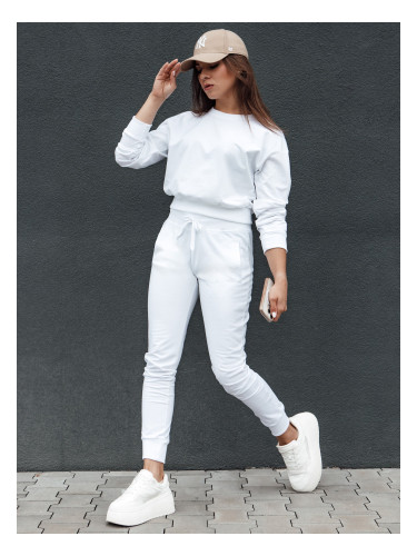 Women's classic sweatshirt CASUALVIBE white Dstreet