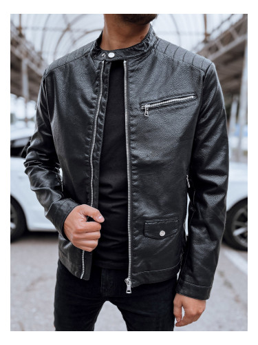 Мъжко кожено яке черно