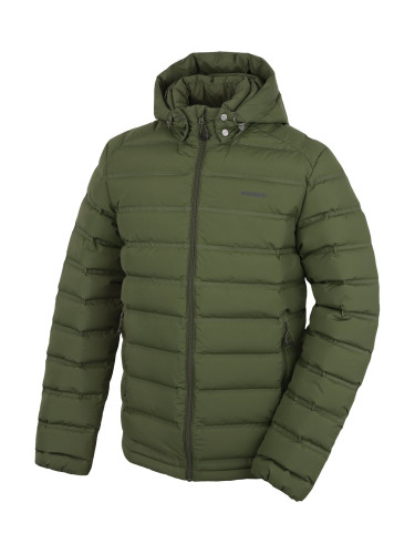 Men's down jacket HUSKY Donnie M dark khaki