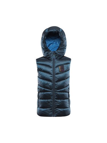 Children's hi-therm vest ALPINE PRO EDSO mykonos blue