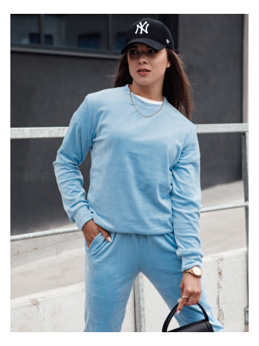 Women's velour set URBANVELVET light blue Dstreet