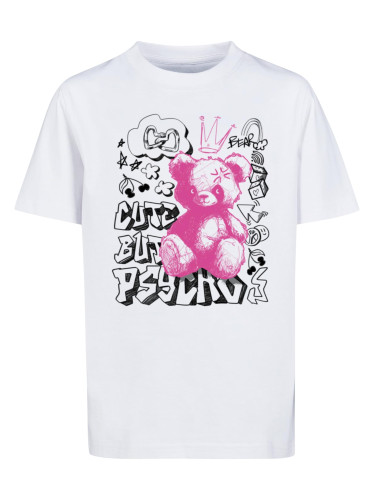 Children's T-shirt Cute But Psycho white