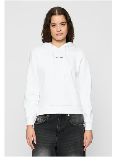 Women's sweatshirt I Dont Give A Hoody white