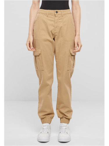 Women's Cotton Twill Utility Pants Beige