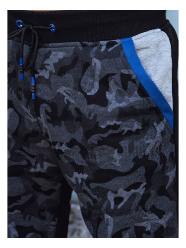 Men's sweatpants camo black Dstreet