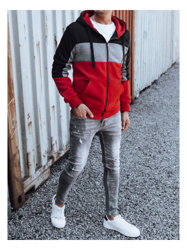 Men's hoodie red Dstreet