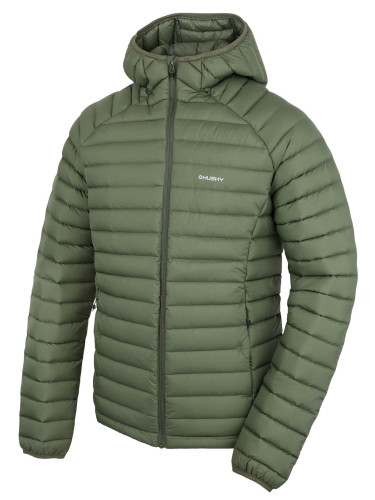 Men's down jacket HUSKY Dreeser M khaki