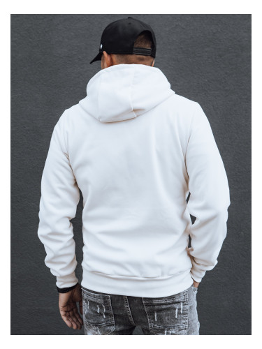 Men's Hooded Sweatshirt White Dstreet