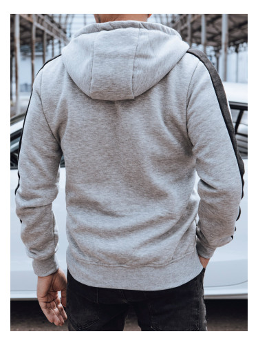 Men's hoodie light gray Dstreet