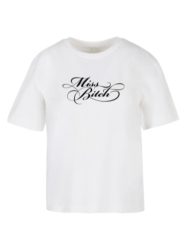 Women's T-shirt Miss Bitch white