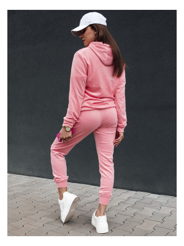 Complete women's velour RELAX FIT pink Dstreet