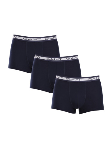 3PACK men's boxers Gant blue