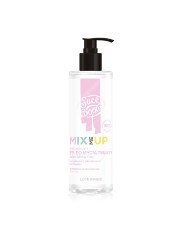 BodyBoom Mix Me Up Revitalizing Face Wash Gel почистващ гел за всички типове кожа на лицето 195 гр.