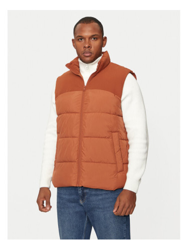 Jack & Jones Жилетка за костюм Moon 12256860 Кафяв Regular Fit