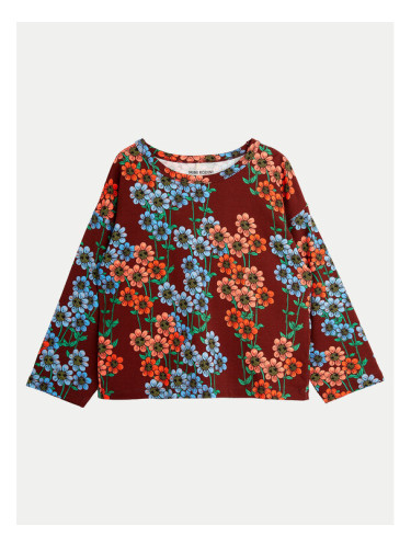 Mini Rodini Блуза Daisys 2472012500 Цветен Relaxed Fit