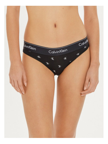 Calvin Klein Underwear Класически дамски бикини 0000F3787E Черен