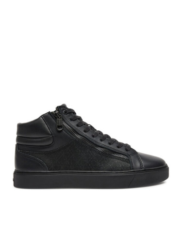 Calvin Klein Сникърси High Top Lace Up W/ Zip Mono HM0HM01556 Черен