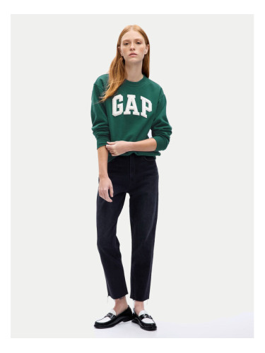 Gap Суитшърт 554936-21 Зелен Regular Fit