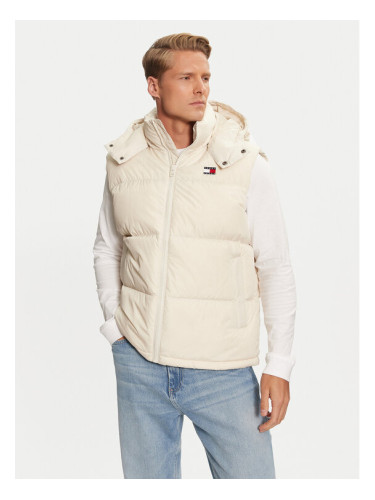 Tommy Jeans Жилетка за костюм Alaska DM0DM19538 Бежов Regular Fit