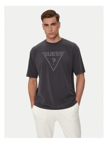 Guess Тишърт Alino Z4YI00 I3Z14 Черен Oversize