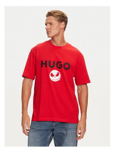 Hugo Тишърт 50537986 Червен Regular Fit