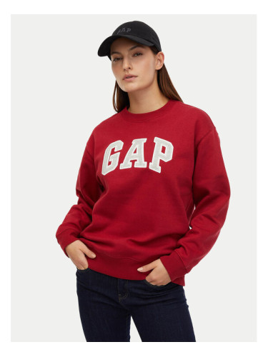 Gap Суитшърт 554936-22 Червен Regular Fit