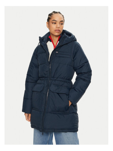 Tommy Jeans Зимно палто DW0DW18842 Тъмносин Regular Fit