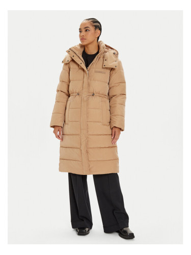 Calvin Klein Зимно палто K20K207740 Бежов Regular Fit