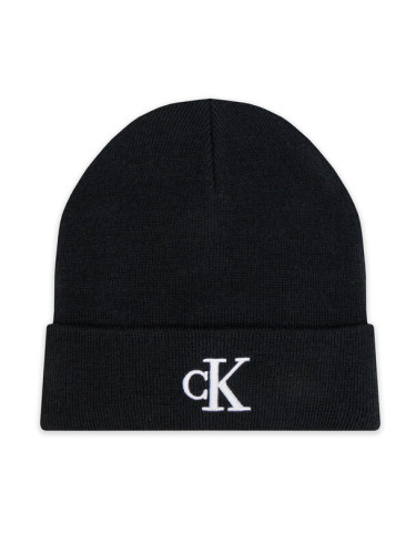 Calvin Klein Jeans Шапка Monogram Embro Beanie K50K512145 Черен