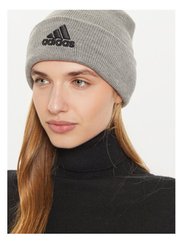 adidas Шапка Logo Beanie IY7665 Сив