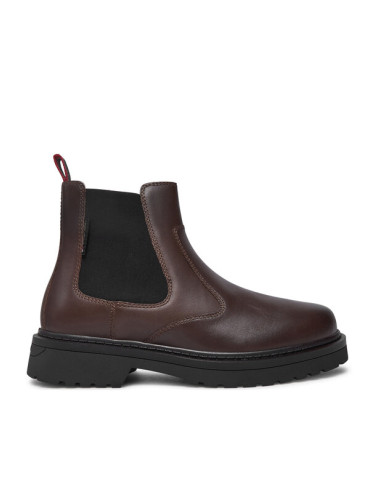 Tommy Jeans Боти тип челси Tjm Chelsea Boot EM0EM01469 Кафяв